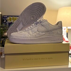 Nike x Billie Eilish Air Force 1. Size 10. White. LIKE NEW.